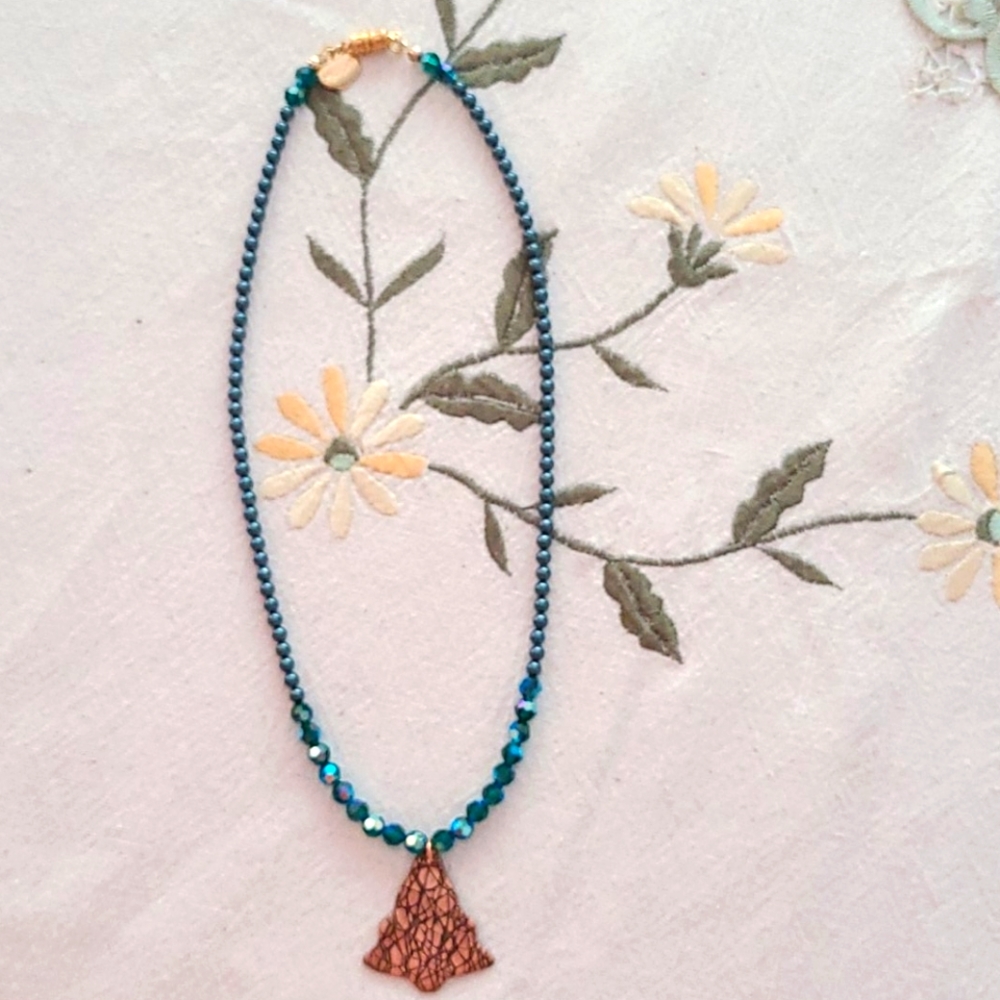 Newly Handcrafted Xmas Necklace